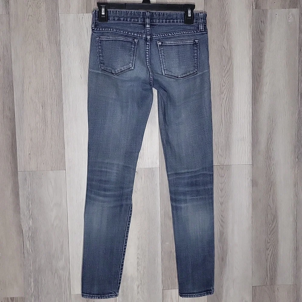 J Crew Womens 25 Toothpick Jeans‎ Skinny Tapered Denim Casual City Low Rise Y2K